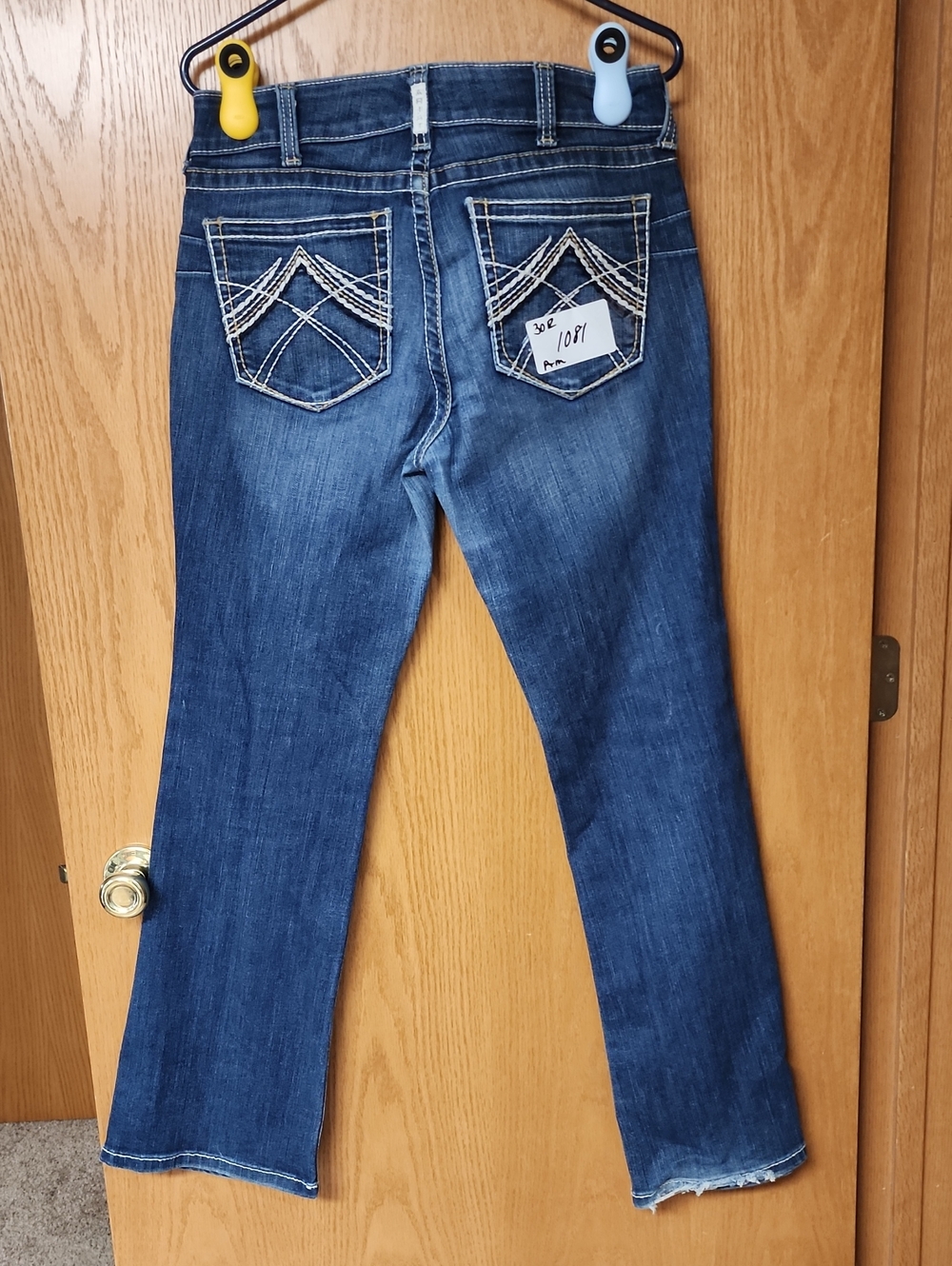 Ariat western Classic Women's Blue Denim Jeans 30R number 1081